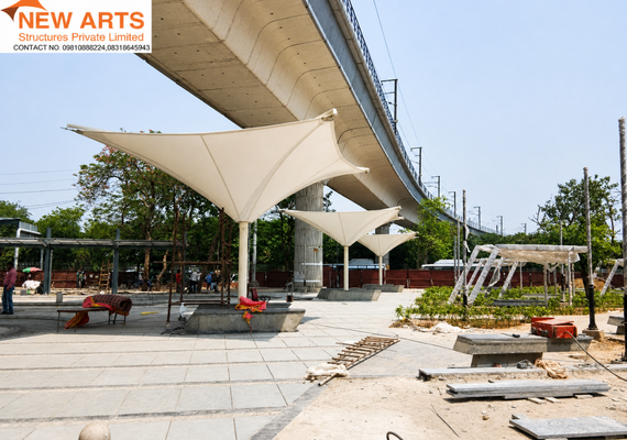 Tensile Car Parking Installation