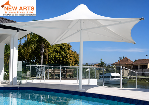 tensile umbrella structure